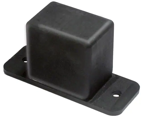 Anschlagschiene mit abgerundeter Schulter von Silverflex.