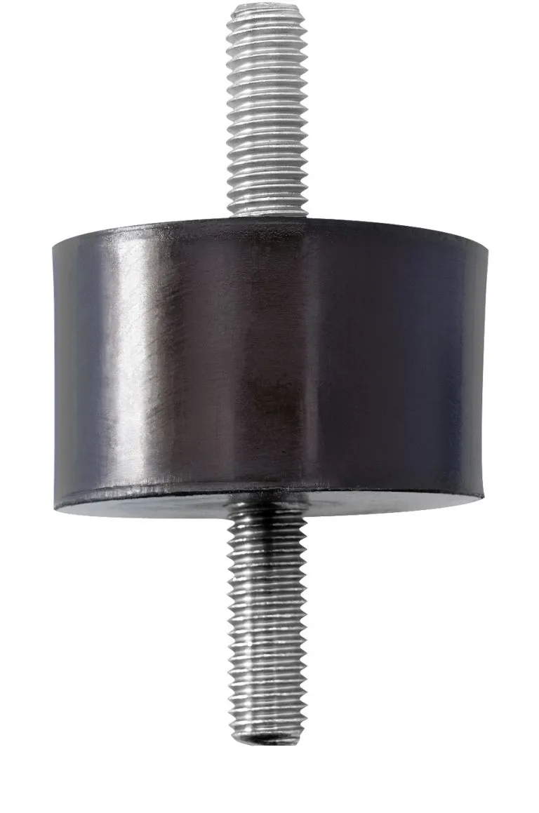 Gummi-Metall-Puffer Typ-1 (A) , einseitiger Gewindebolzen.